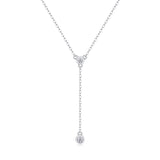 百搭简约休闲时尚s925纯银莫桑石yis风马眼吊坠项链女