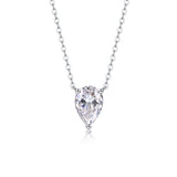 女士项链s925银八角马眼莫桑石吊坠时尚轻奢吊坠