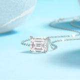 百搭简约休闲时尚s925纯银莫桑石yis风马眼吊坠项链女