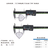 挂件网球链配套心形吊坠925银莫桑石男女嘻哈个性镶钻
