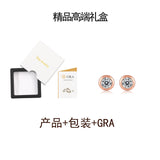 玫瑰金925纯银莫桑石单颗耳钉感知泡泡50分耳环轻奢时尚耳饰