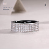 精致时尚指环S925银新品智能莫桑石戒指莫桑石戒指