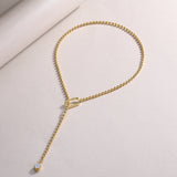 几何形项链简约冷淡风轻奢时尚百搭气质锁骨链女款