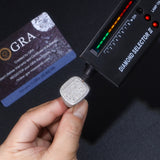 新款嘻哈指环S925纯银电镀白金莫桑石手工镶嵌国王戒指男戒