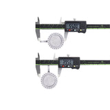 嘻哈夸张吊坠 925银莫桑石电镀白金配网球链吊坠