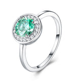 新款S925纯银镶嵌莫桑石戒指时尚小众轻奢指环女