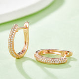 2024经典D色莫桑石石耳环轻奢高级精工s925纯银耳饰