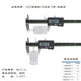 新款S925银满镶莫桑石方形吊坠时尚嘻哈夸张吊坠