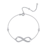 正品纯银镶莫桑首饰设计送女友方糖时尚手链女士