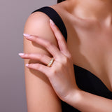 多尺寸外高级上档次轻奢S925电镀18K黄婚礼宴会