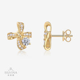 热销小众定制莫桑石耳饰925纯银耳钉女轻奢饰品