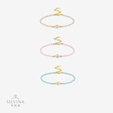 少女新款时尚多彩不褪色精致感百搭轻奢小众个性串珠手链女